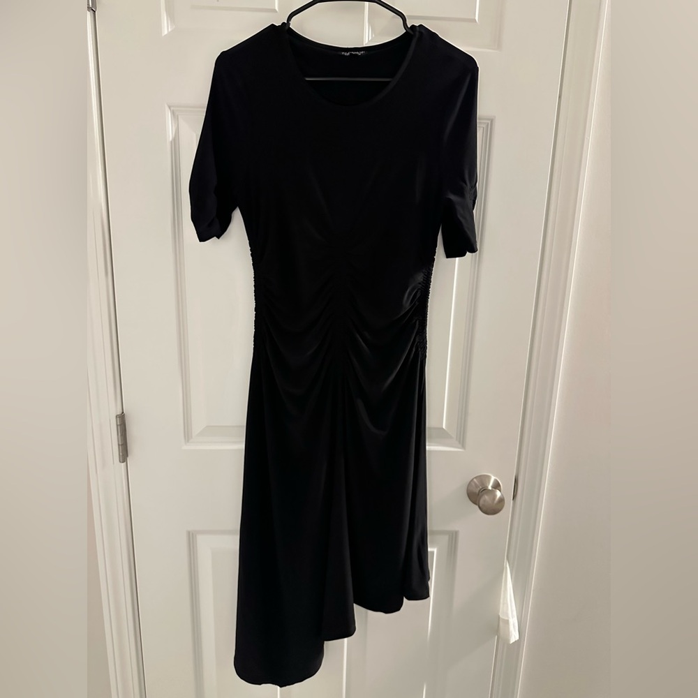 Topshop Black Long Sleeve Dress